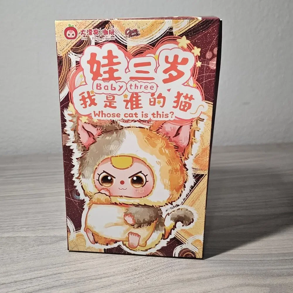 Baby Three Who's Cat is this Vinyl Plush Pendent Blind Box NEW Unopened